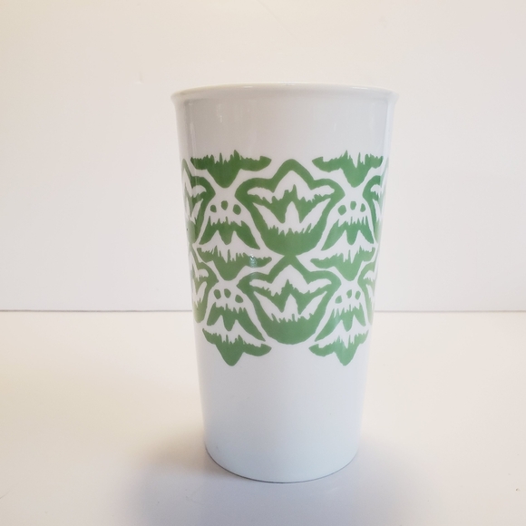 Starbucks Green Floral Design Mug (2016) - Picture 3 of 6